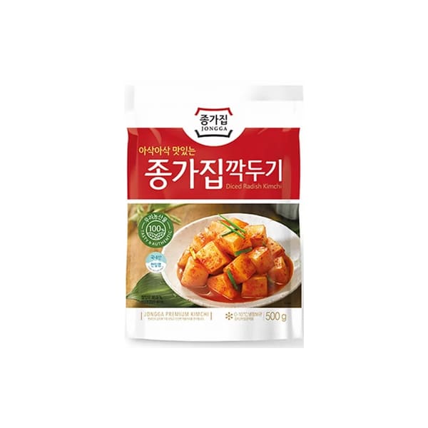 Jongga Cut Radish Kimchi 500g