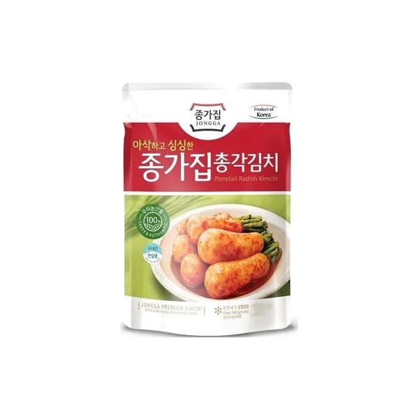 Jongga Pony-Tail Radish Kimchi 1kg