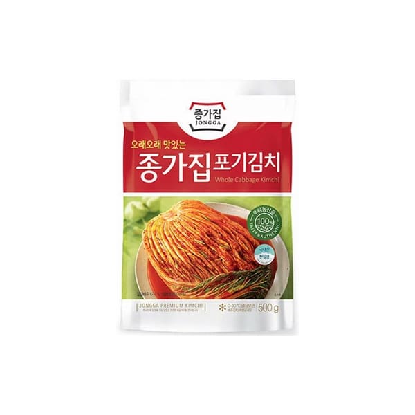 Jongga Whole Cabbage Kimchi 500g