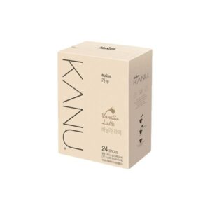 Kanu Vanilla Latte 17.3g x 24 | Korean Coffee | Vanilla Latte | Maxim Coffee