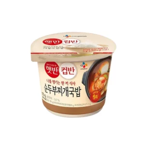 햇반 컵반 순두부찌개국밥 173g | CJ Cupbahn Soft Tofu Soup Rice 173g