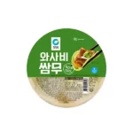 종가집 우리가족 와사비 쌈무 340g | Jongga Picked Radish Wrap Wasabi Flavour 340g
