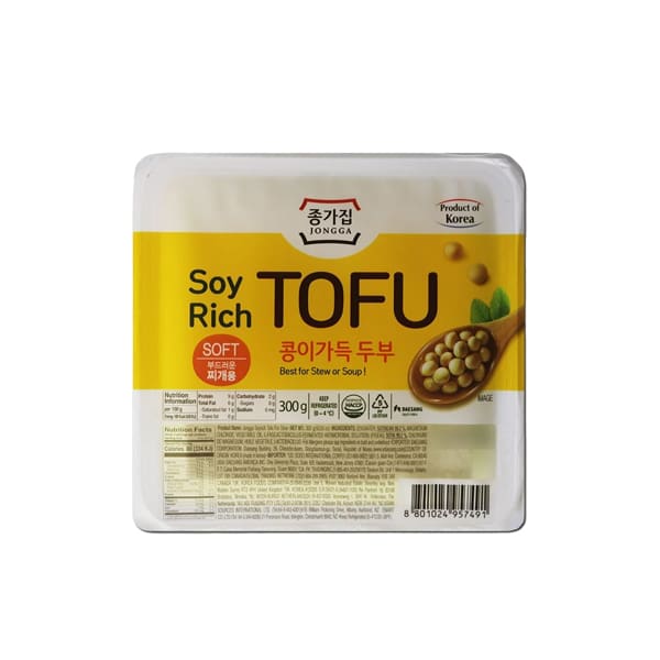 Jongga SoyRich Tofu for Stew 300g