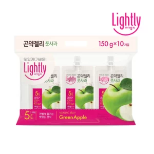Lightly Konjac Jelly Green Apple 150ml x 10