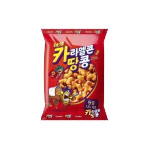 Crown Caramel and Peanuts Snack 72g | 크라운 카라멜콘과땅콩 72G