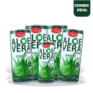 (COMBO OFFER) Aloe Vera Drink Original 240ml * 5 Pcs