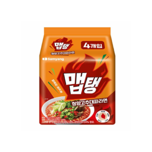Samyang Mepteng Cheongyang pepper & green onion ramen (110g*4)