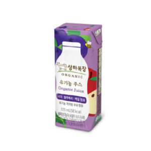 Sangha farm organic juice with apple & blueberry & kale 125ML